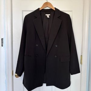 Oversized Black Blazer